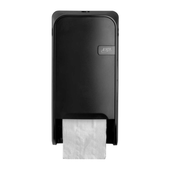 HYGMA Toiletpapierdispenser Dop zwart