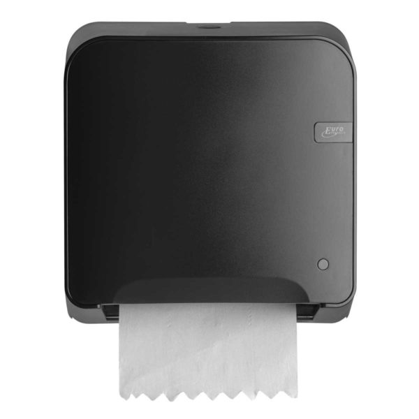 HYGMA Handdoekpapierdispenser mini matic zwart