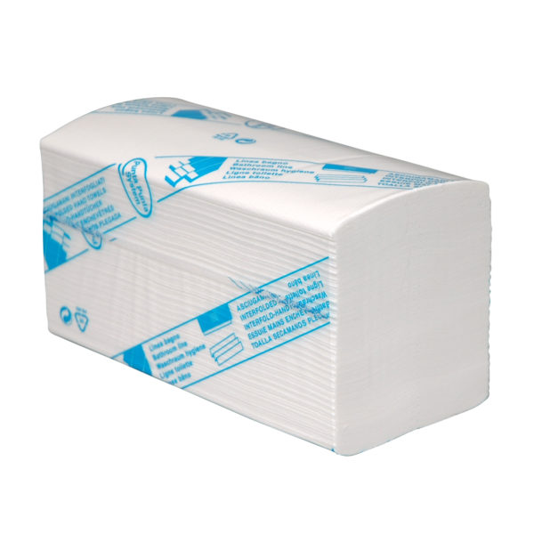 HYGMA Handdoekpapier interfold 3-laag Cellulose 32x22cm