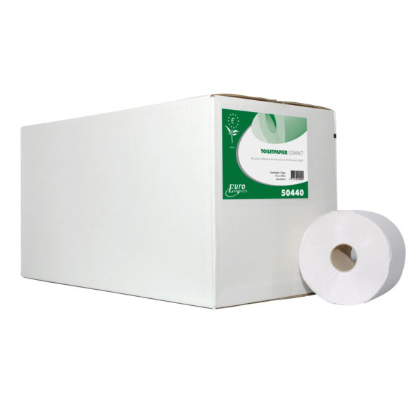 HYGMA Toiletpapier Compact 100m 2-laag Recycled Tissue